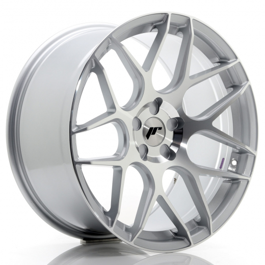 JR Wheels JR18 17x8 ET35 4x100/114 Silver Machined