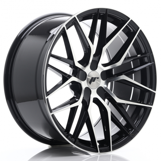 JR Wheels JR28 17x7 ET40 5x112 Glossy Black